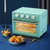 Convection Toaster Oven Air Fryer, Space Saving,  Teal