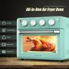 Convection Toaster Oven Air Fryer, Space Saving,  Teal