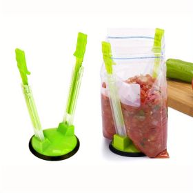 Baggy Stand, Holder For Food Prep Plastic Bag, Freezer Bag; Ziplock Bag Holder Stand; Meal Planning