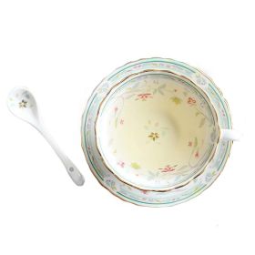 Tea Cup, Ceramic, Tea Time, Porcelain, Tea Mug Cup Saucer Spoon 5.4OZ