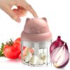 Garlic Chopper; 1pc Wireless Electric Mini Pink 250ML For Chopping Garlic; Ginger; Chili; Onion