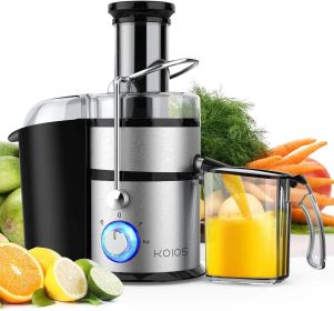 High Juice Yield  Centrifugal Juicer;  Juice Extractor with Extra Large 3inch Feed Chute Filter; Fruits and Vegetables;  Easy to Cl