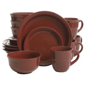 Dinnerware Set, 16pcs, Red Rainforest