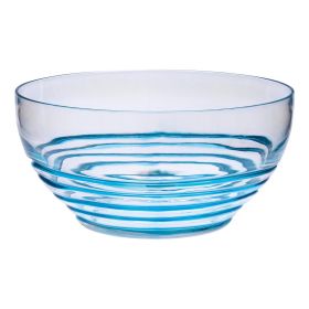 Large Plastic Bowls, Swirl Acrylic Serving Bowls, Unbreakable , Soup Bowls, Salad Bowls, Cereal Bowl for Snacks, BPA Free