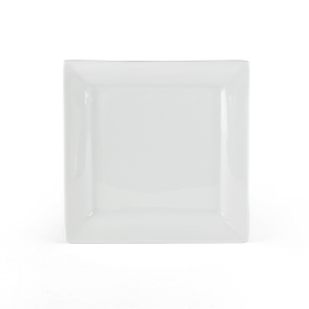 Square Porcelain Dinner Plates, White, Set of 6 Better Homes & Gardens