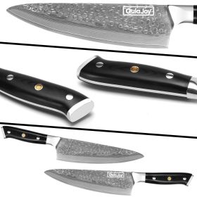 Chef Knife 8 Inch,Professional Japanese VG-10 Damascus 67 Layer Blade,Ultra Sharp Hammered Master Chefs Knife,Ergonomic G10 Handle