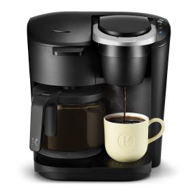 single serve and carafe coffee maker { Black }