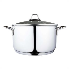 Stock Pot, 9.5inchs, Stainless Steel, Serenk Modernist