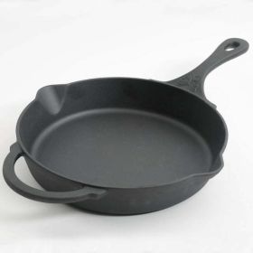 Cast Iron Fry Pan, 12", Timeless Beauty, Pre-Seasoned Plus