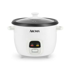 Rice & Grain Cooker, 6-Cup (GLASS LID)