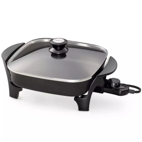 Electric Skillet, 11",   Black