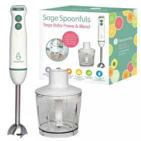 Immersion Blender, 2-in-1 Baby Food Maker, Baby Food Processor  White - 3pc