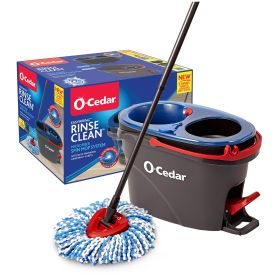 Spin Mop and Bucket System, EasyWring RinseClean Spin Mop and Bucket System, Hands-Free System