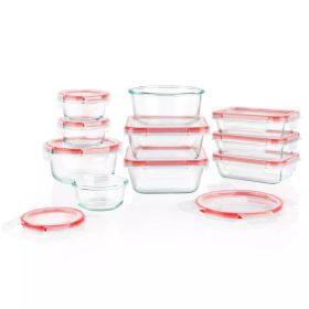 Food Storage Set, 20pc, Glass, Fresh lock