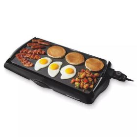 Electric Griddle, Ceramic Nonstick Surface, 12 x 24 inches