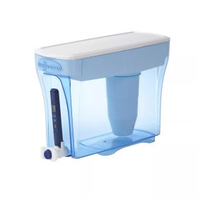 Pour Water Filtering Dispenser with Free Water Quality Meter 30 Cup Ready-