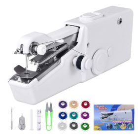 Mini Sewing Machine with Accessory Kit, Lightweight and Easy Operated Cordless Handheld Sewing Machines for Beginners