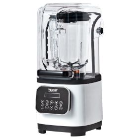 68 oz Glass Jar Blender, Pro. Blender with Shield, Commercial Blenders,  9 Speed & 5 Functions, VEVOR