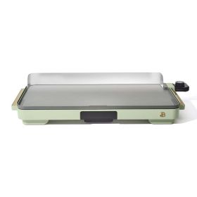 XL Electric Griddle, 12" x 22", Non-Stick, Sage Green by Drew Barrymore