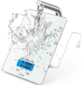 Food Scale, 33lb, USB Rechargeable, Digital Scale, Grams and oz, KOIOS