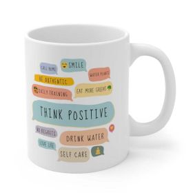 Theme Mug, Think Positive Messages