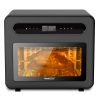 Steam Air Fryer Toast Oven Combo, 26QT, Convection Oven, 50 Presets, 6 Slice Toast, 12" Pizza, Black