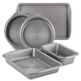 Bakeware Set, 5pc, Steel, Nonstick,  Gray