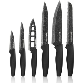 Knives Set, 6pcs, Granitestone, Nutriblade Knife Set, Dishwasher Safe