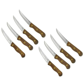 8pc Walnut Tradition Steak Knife Set, Chicago Cutlery B144