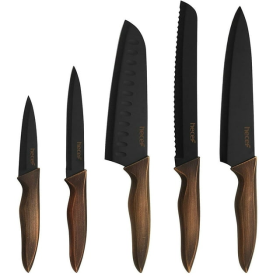 Kitchen Knife Set, Ultra Sharp High Carbon, Chef Knives with Blade Guards, Ergonomic Handle