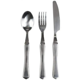 Utensil Set, Essential Medical Supply Weight , 8oz Spoon, Knife and Fork