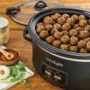 Slow Cooker, 6qt Programmable Cook & Carry  Black