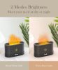 Flame Air Diffuser Humidifier,Upgraded Scent Diffuser For Essential Oils,Ultrasonic Aromatherapy,Fire Mist Humidi With 2 Brightness,Auto-Off Function