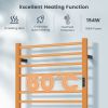 Towel Warmer Rack, 8 Bars, Freestanding, Wall Mounted, LED Display