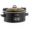 Slow Cooker, 6qt Programmable Cook & Carry  Black