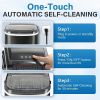 Ice Maker, Countertop, 26lbs Ice/24Hrs, 9 Ice Cubes Ready in 6 Mins,  with Scoop and Basket