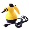 Handheld Pressurized Steam Cleaner with 9-Piece Accessory Set, Multifunctional Steam Cleaning for Car, Home, Bedroom, Chemical-Free, Yellow XH