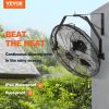 Wall Mount Fan, 18 Inch, 3-speed, High Velocity 4150 CFM, Waterproof Wall Fan, Commercial or Residential