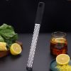 Cheese Grater; 1pc , Stainless Steel, Lemon Zester & Fruit Scraper Planer; Kitchen Gadget