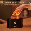 Flame Air Diffuser Humidifier,Upgraded Scent Diffuser For Essential Oils,Ultrasonic Aromatherapy,Fire Mist Humidi With 2 Brightness,Auto-Off Function