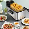 Deep Fryer, 3.2 Quart, Electric, Stainless Steel  with Timer