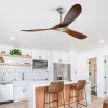 Ceiling Fan, 60 Inch, Outdoor, Without Light, 3 ABS Blades, Smart APP Control, 35Watt DC Motor