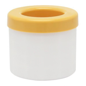 Drink Huggie, Food Grade, Quickly Freezes, Silicone, Ice Maker, Creative Design, Beer Chiller (Color: Yellow)