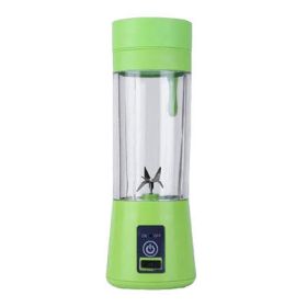 Portable Blender, 380ML USB Portable Fruit Electric Juicing Cup Kitchen Gadgets (Color: Green)