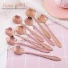 Flower Spoons, Decorative Shapes, 8Pcs Stainless Steel, Cute Spoons