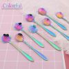 Flower Spoons, Decorative Shapes, 8Pcs Stainless Steel, Cute Spoons