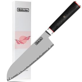 Chef Knife, VG10, Japanese 10Cr15MoV Steel Chefs Knives, Slicing Knife For Meat Vegetable (size: Santoku Knife)