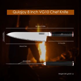 Chef Knife, VG10, Japanese 10Cr15MoV Steel Chefs Knives, Slicing Knife For Meat Vegetable (size: Chef Knife)