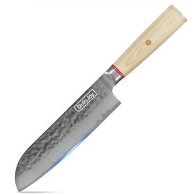 Knife Chef Knife, 6.9 Inch, Vegetable Knife, Japanese Knives, 67-Layers, Damascus Steel, Qulajoy Nakiri (size: Santoku Knife)