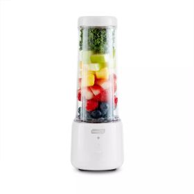 Blender with Sport Cap, 16oz Portable Rechargeable (Color: White)